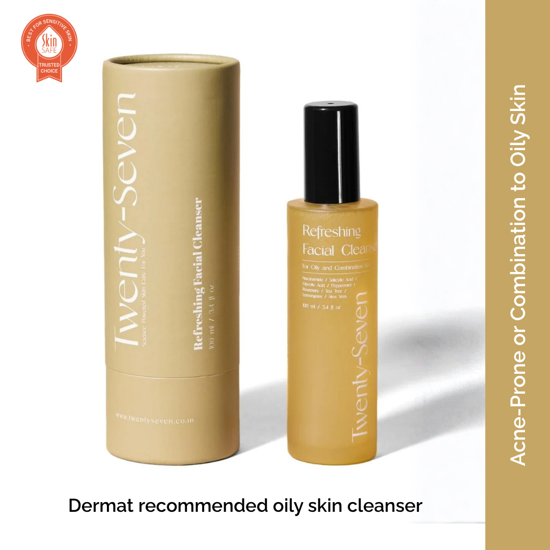 New: Refreshing Facial Cleanser with Niacinamide, Glycolic Acid (AHA) and Salicylic Acid (BHA)