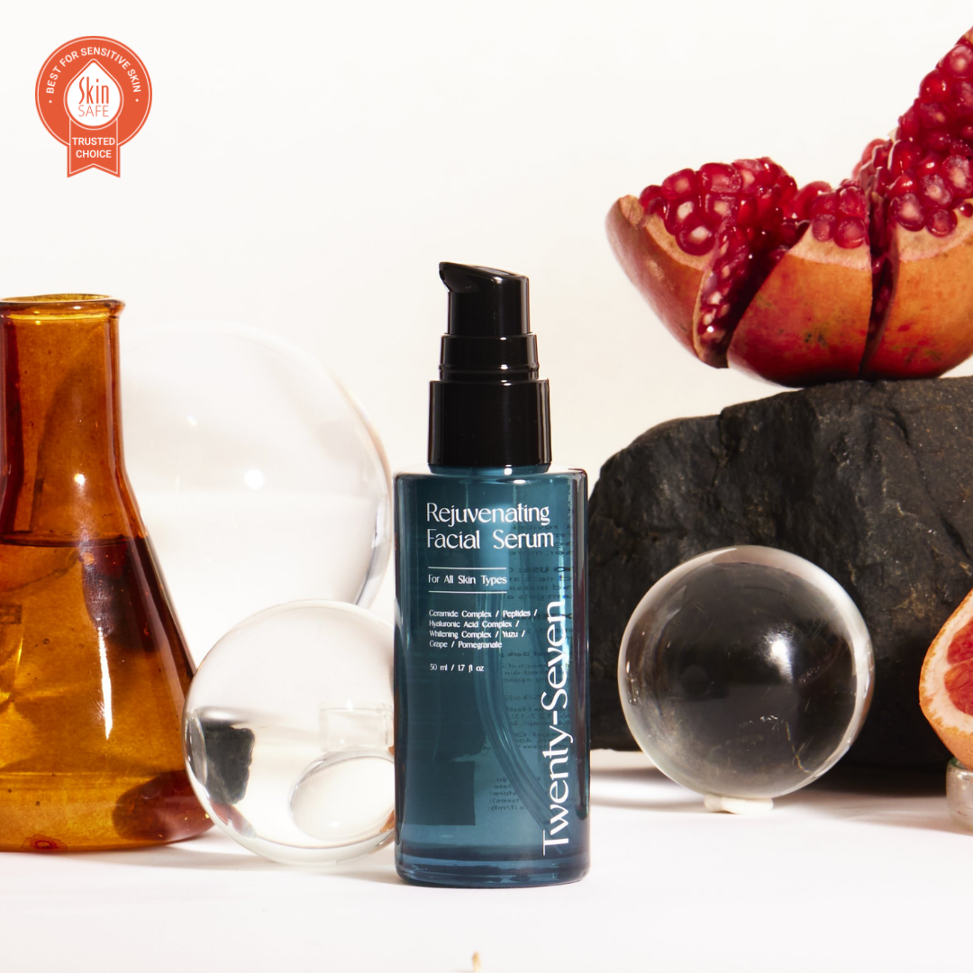 Rejuvenating Facial Serum with Ceramides, Peptides and Hyaluronic Acid Complex