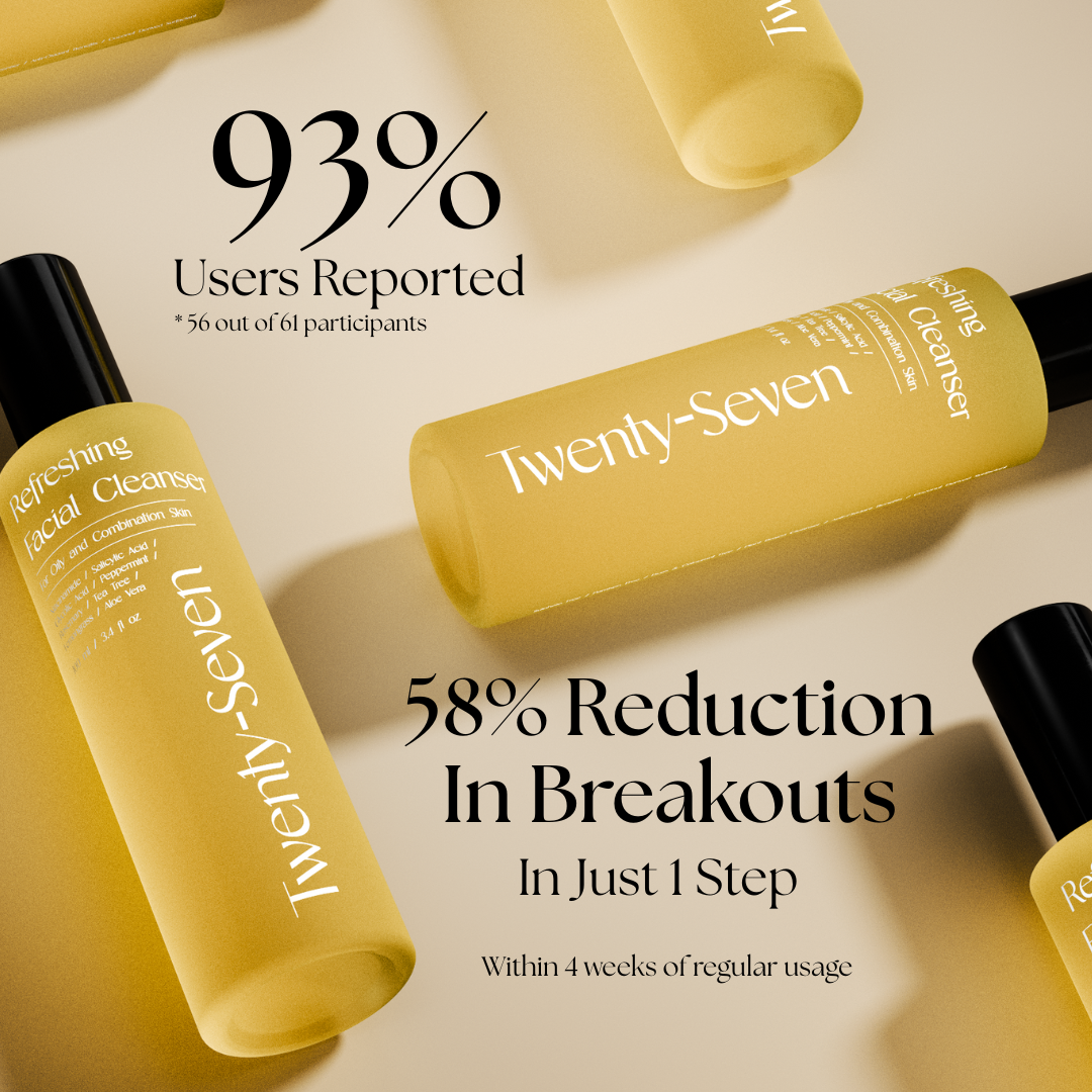 Refreshing Facial Cleanser with Niacinamide, Glycolic Acid (AHA) and Salicylic Acid (BHA)