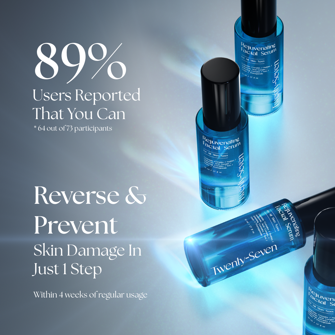 Rejuvenating Facial Serum with Ceramides, Peptides and Hyaluronic Acid Complex