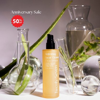Refreshing Facial Cleanser with Niacinamide, Glycolic Acid (AHA) and Salicylic Acid (BHA)