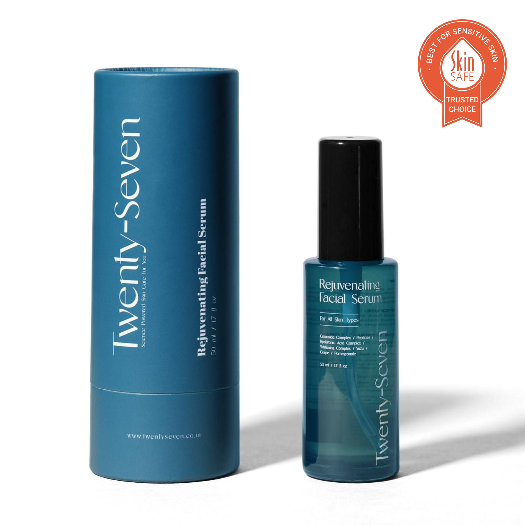 Rejuvenating Facial Serum with Ceramides, Peptides and Hyaluronic Acid Complex