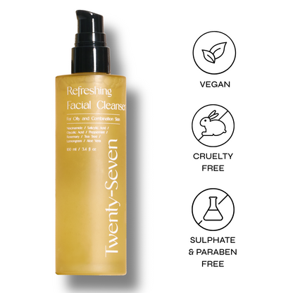 Nettoyant rafraîchissant pour le visage à la niacinamide, à l'acide salicylique et à l'acide glycolique (AHA)