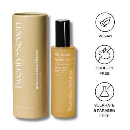 Refreshing Facial Cleanser with Niacinamide, Glycolic Acid (AHA) and Salicylic Acid (BHA)