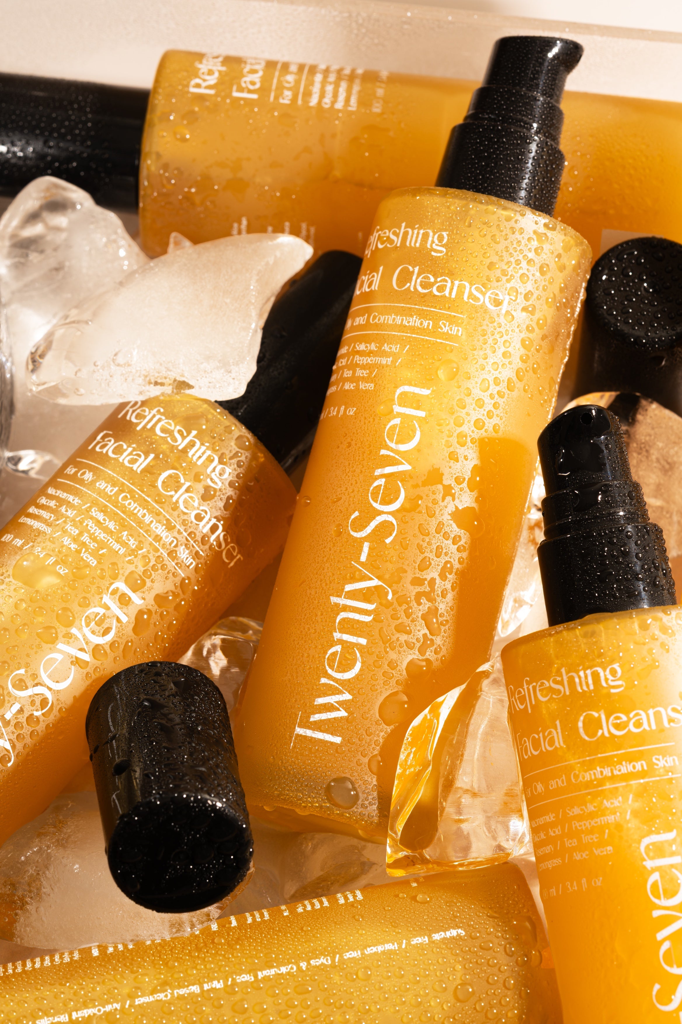 Refreshing Facial Cleanser with Niacinamide, Glycolic Acid (AHA) and Salicylic Acid (BHA)