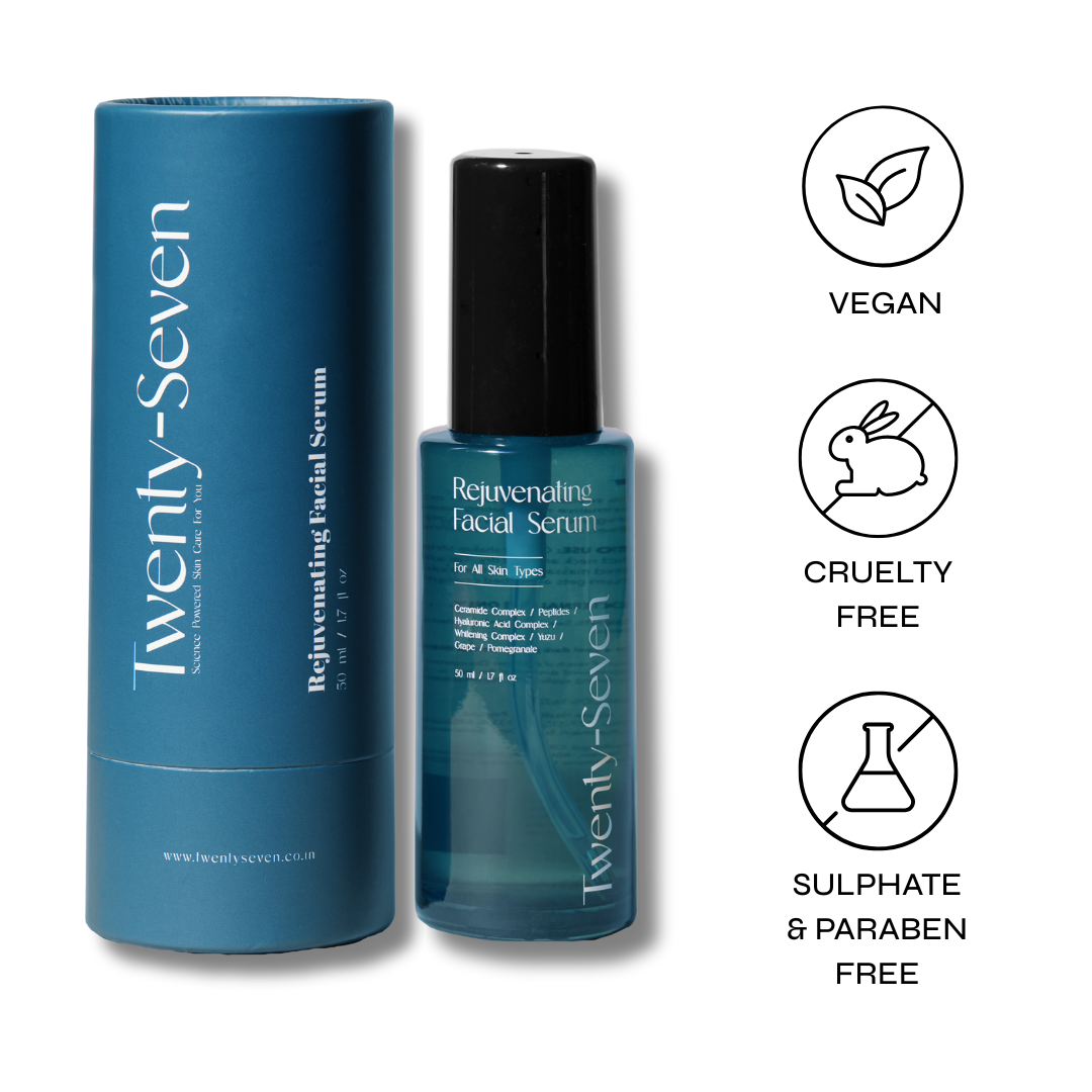 Rejuvenating Facial Serum with Ceramides, Peptides and Hyaluronic Acid Complex