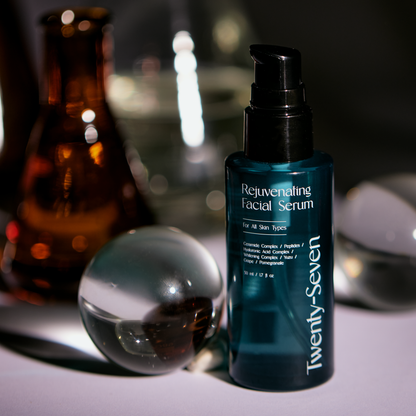 Rejuvenating Facial Serum with Ceramides, Peptides, Hyaluronic Acid and Vitamin C - Twenty-Seven