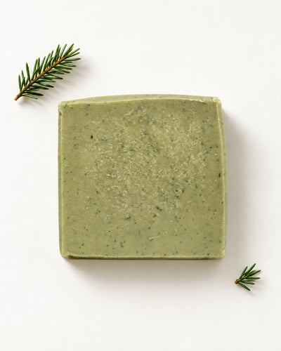 Evergreen Forest handcrafted soap with signature scent botanicals